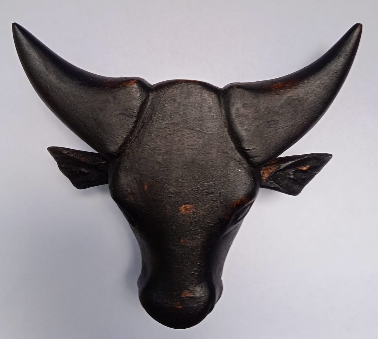 Naga Cow Head Wall Décor (Gamari Wood)