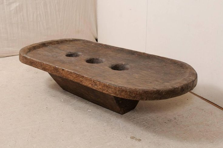 Vintage Naga Coffee Grinder Table