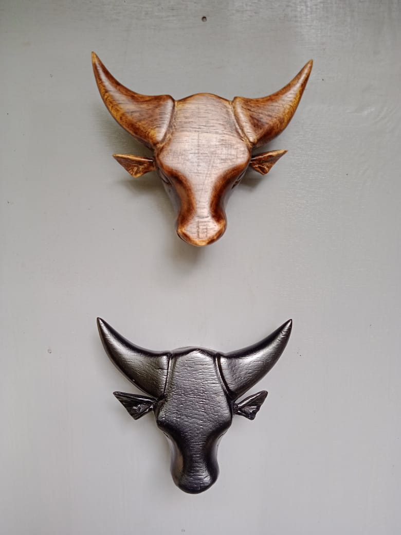 Naga Mithun Head Wall Décor [Pair]